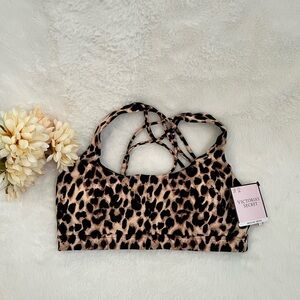 Victoria's Secret strappy back Animal Print Sports Bra